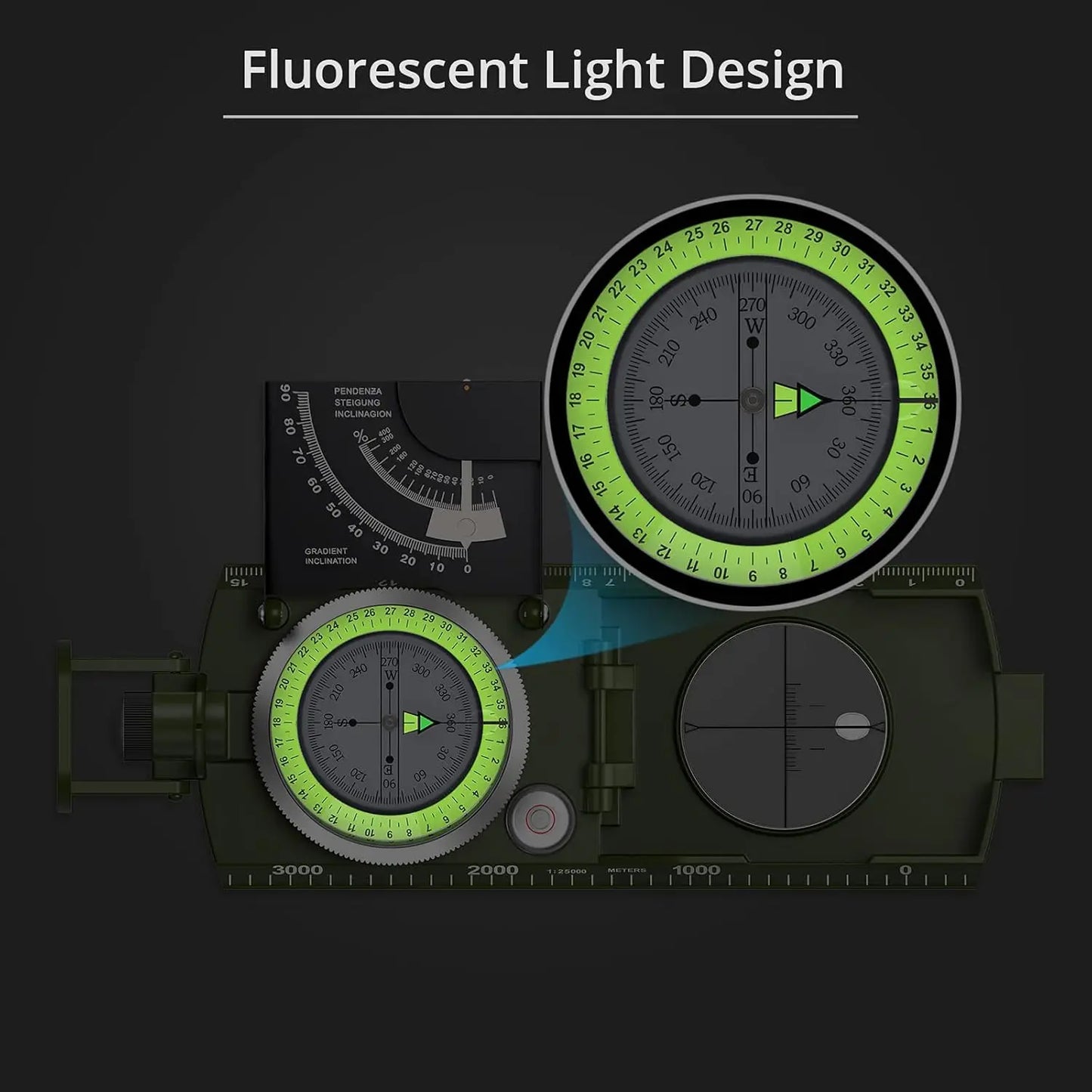 Mulitifunctional High Precision Compass