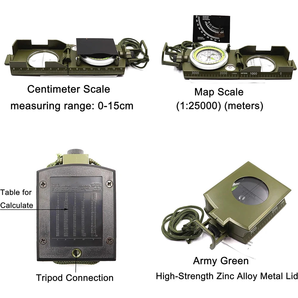 Mulitifunctional High Precision Compass