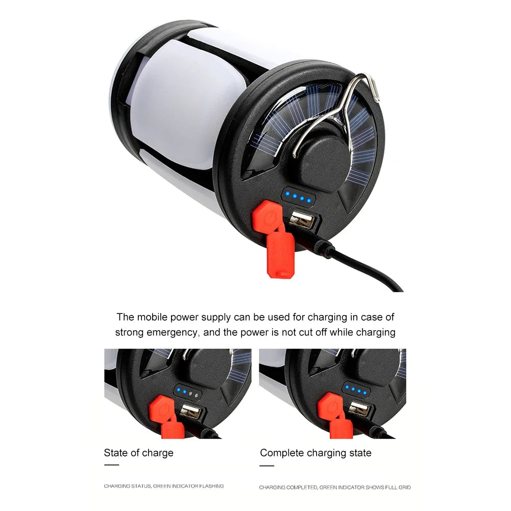 Solar Rechargeable Camping Lantern