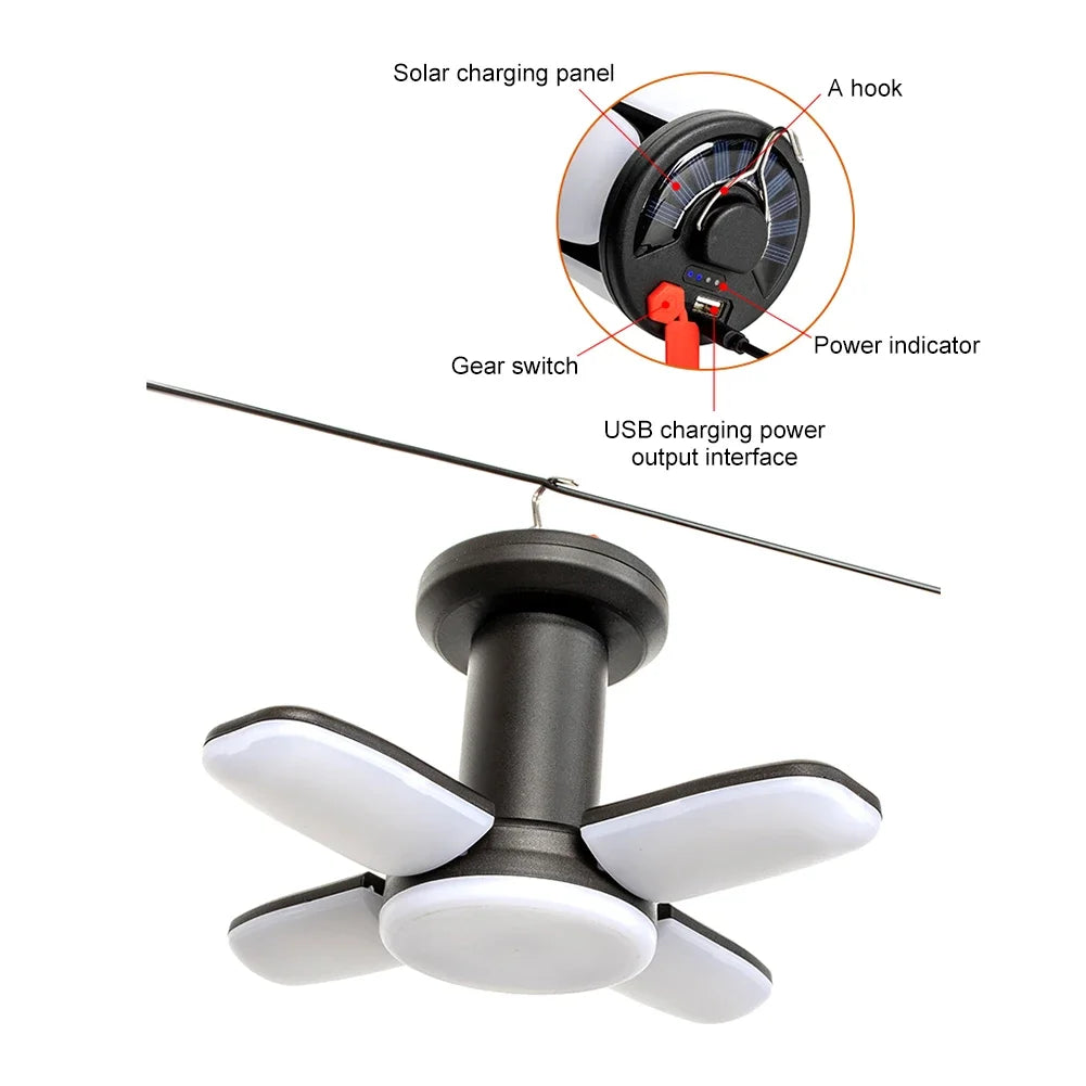 Solar Rechargeable Camping Lantern