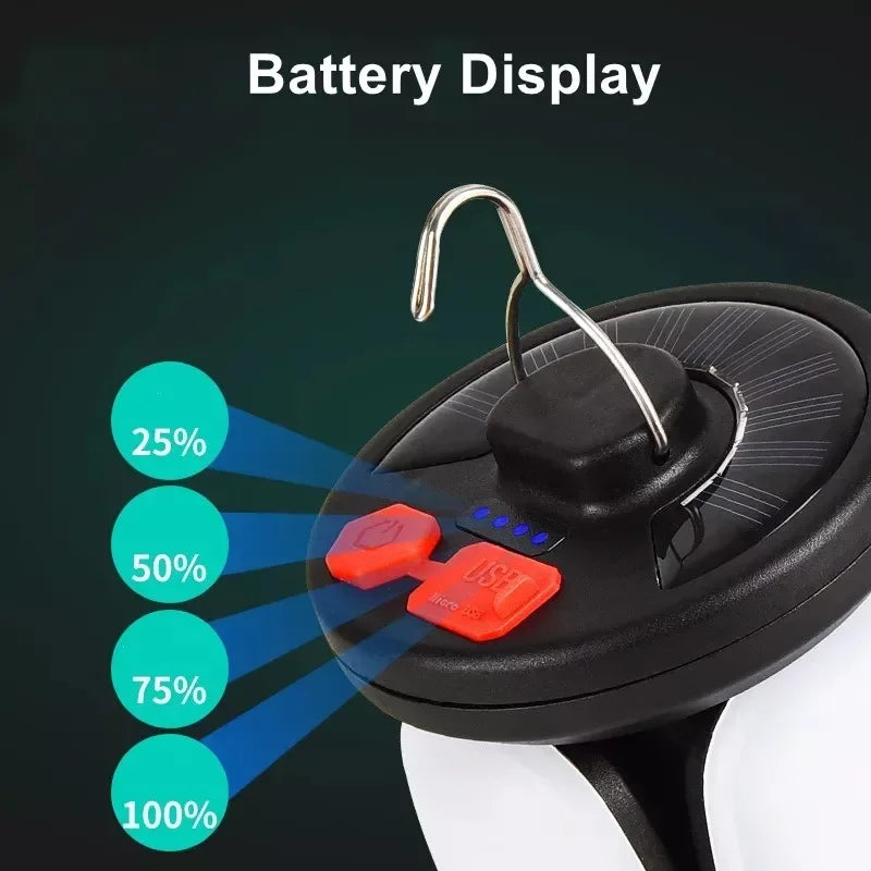 Solar Rechargeable Camping Lantern