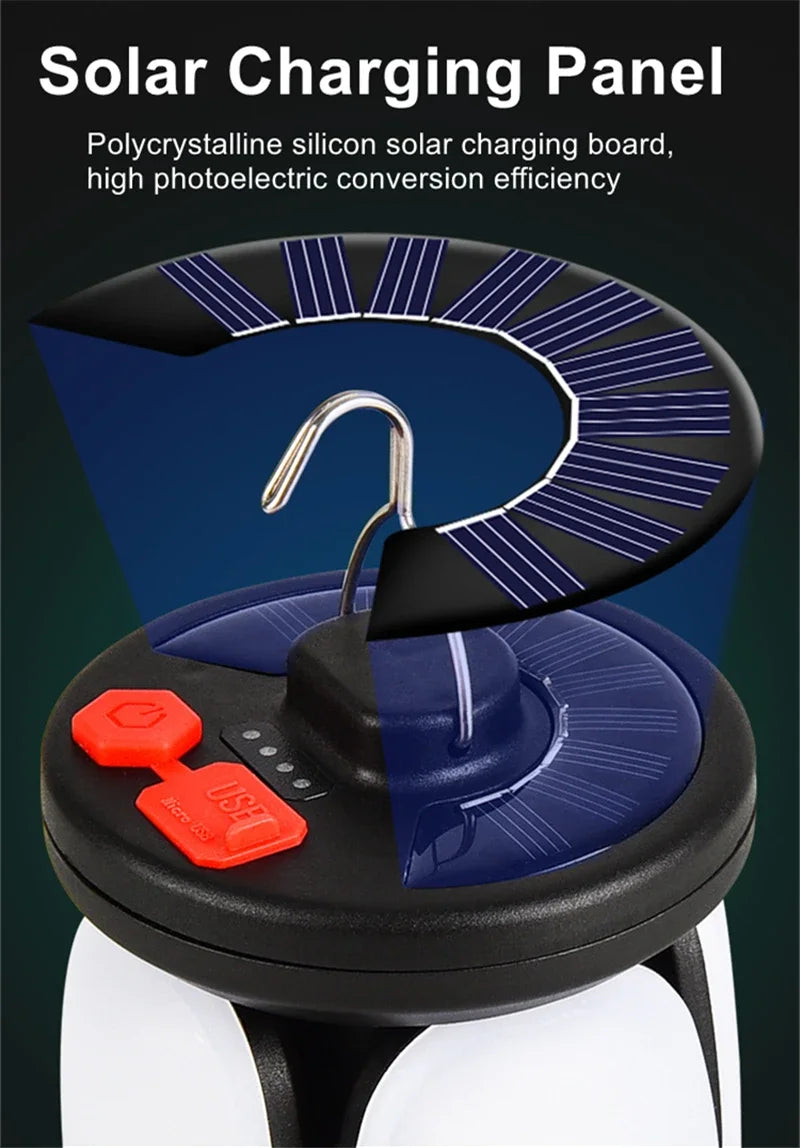 Solar Rechargeable Camping Lantern