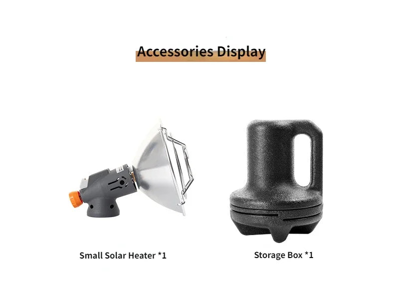 MOUNTAINHIKER Portable Outdoor Butane Space Heater